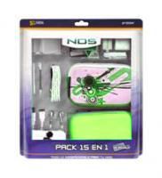 PACK 15 EN 1 VERDE ARDISTEL PIÑATA PARA NINTENDO DS FAT (MODELO ANTIGUO)