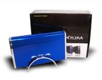 CAJA EXTERNA USB 3.5 PARA DISCO DURO SATA AZUL IXIUM