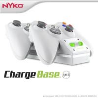 BASE DE CARGA PARA MANDOS XBOX360 NYKO + 2 BATERIAS RECARGABLES