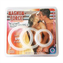 JUEGO TRES ANILLAS 100% SILICONA